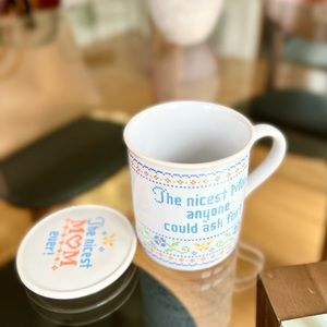 Vintage Mom Mug & Lid/Coaster